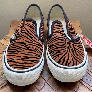 Vans Animal Stripes Slip Ons